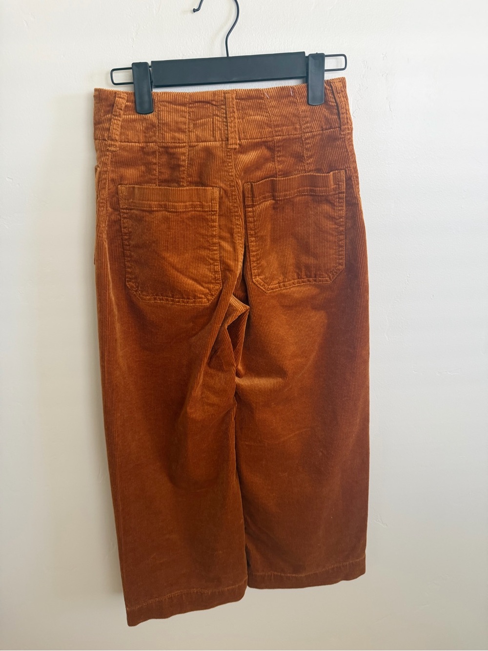 Anthropologie Maeve The Colette Corduroy Crop Wide-Leg Pants size 24 - Picture 10 of 11